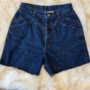 Rockies Vintage western cutoff shorts dark ash high rise no pocket booty